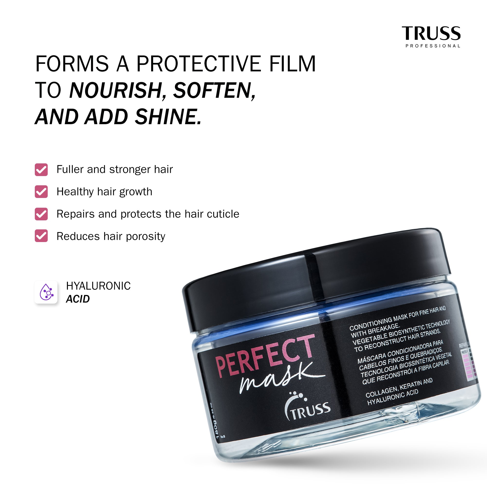 TRUSS Curly Hair Care Bundle with Perfect Mask