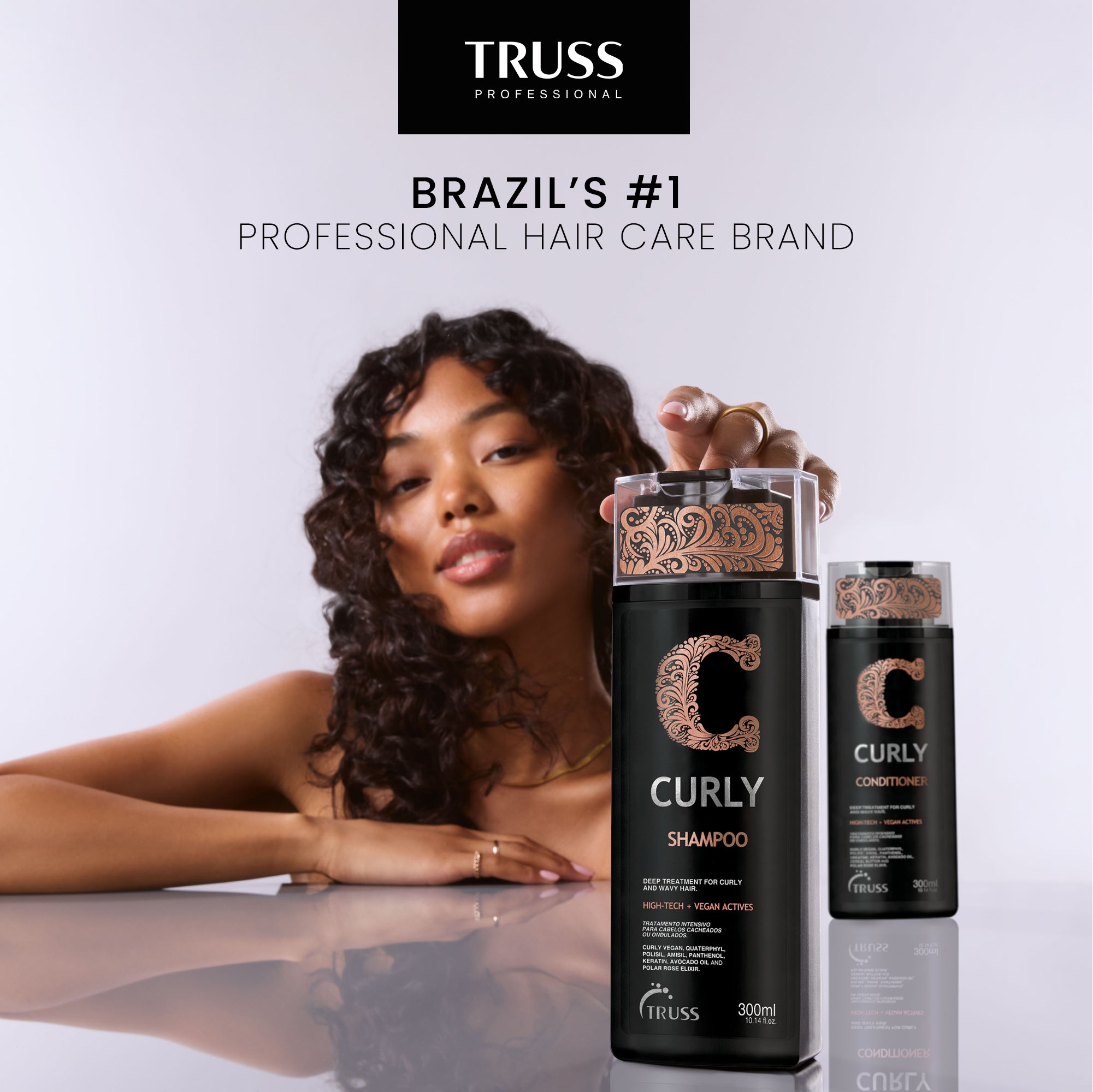 TRUSS Curly Hair Care Bundle with Perfect Mask