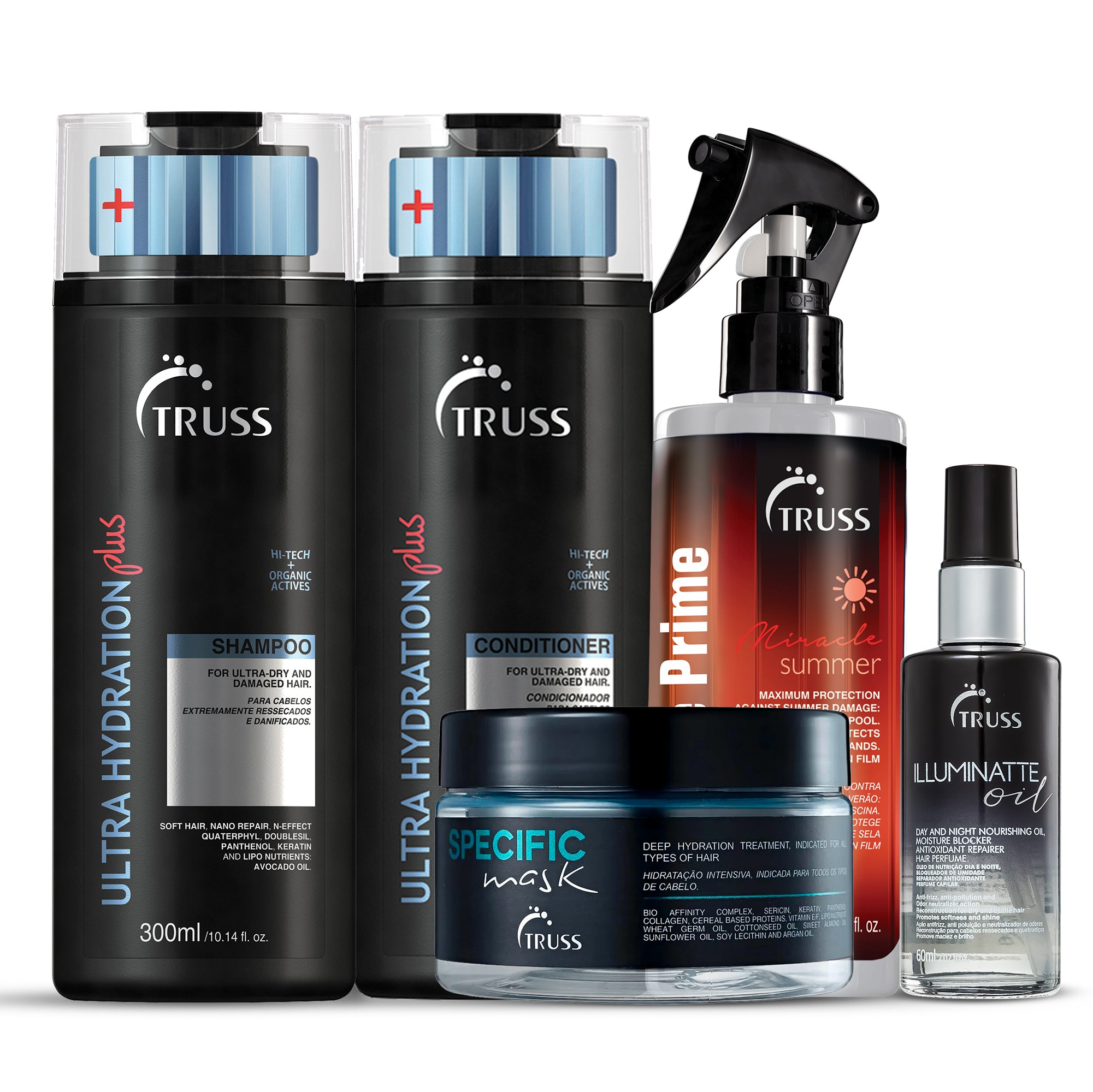 Ultra Hydration Plus Bundle with Illuminatte Oil for Dry Hair