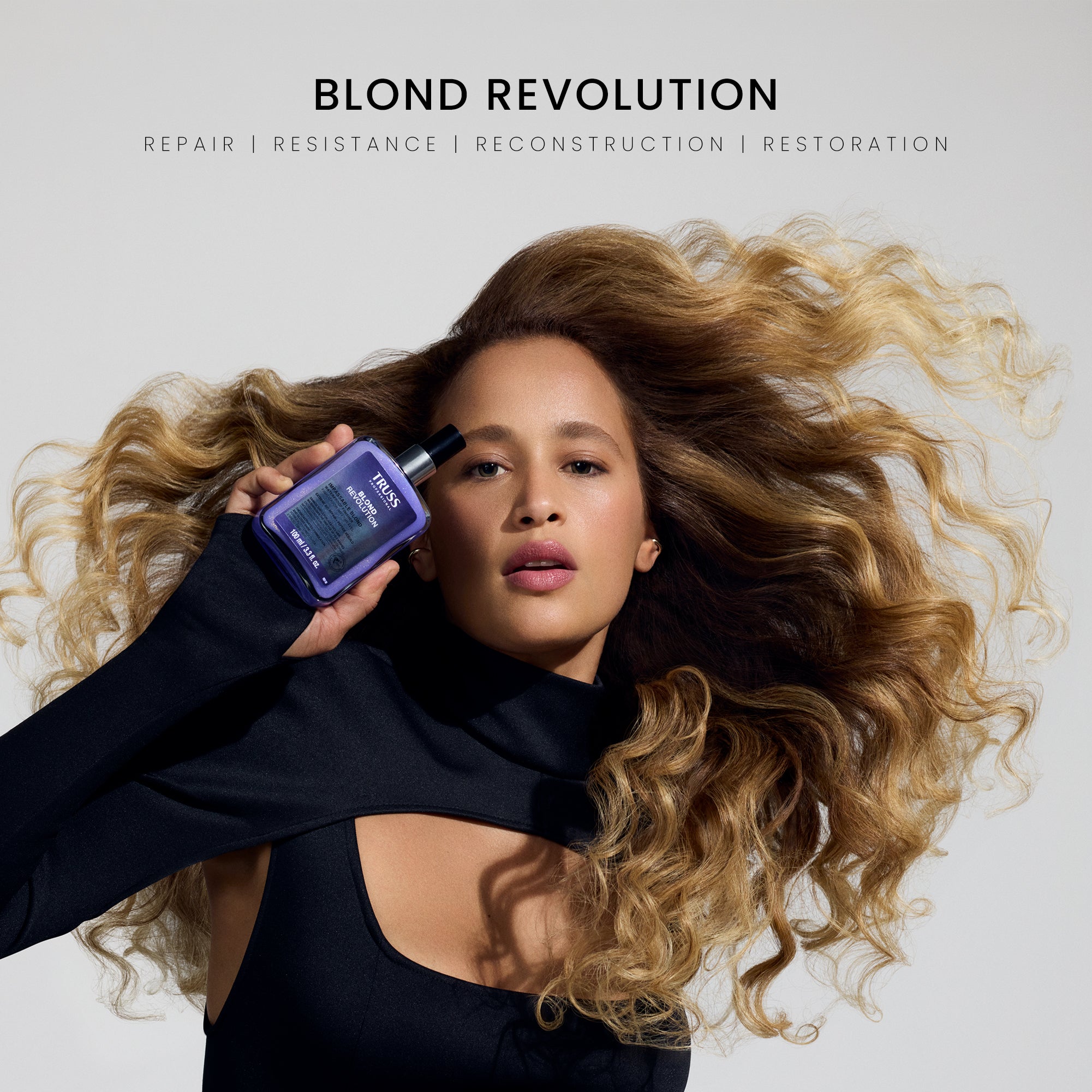 TRUSS Blond Revolution Complete Blonde Care Bundle | Anti-Oxidant Shampoo + Net Blond Mask + Impassable Blond