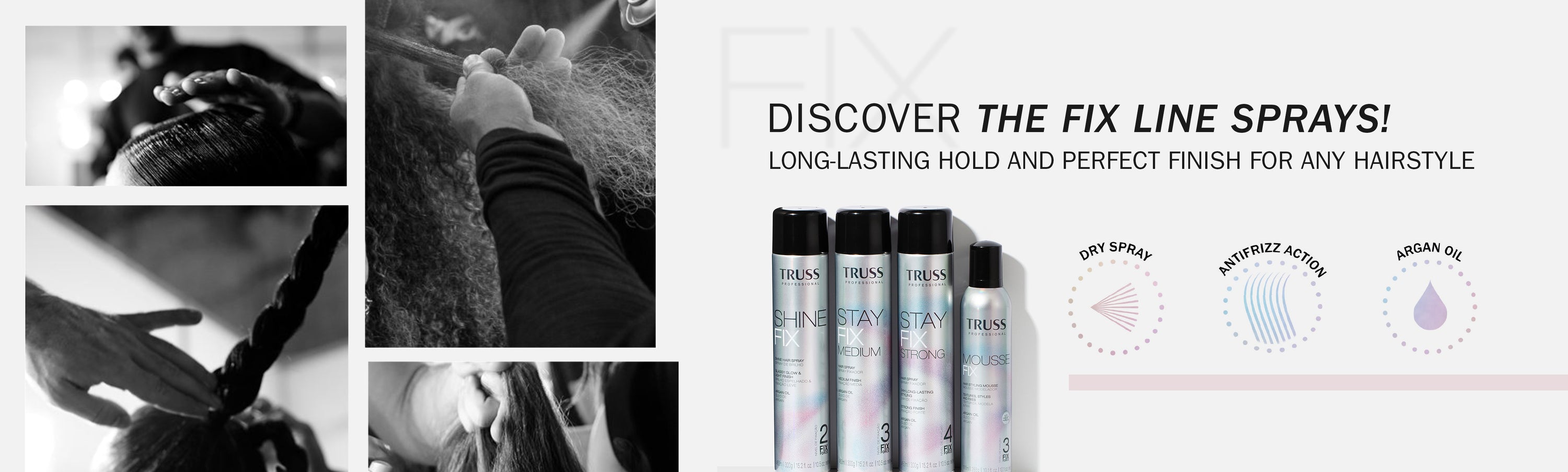 TRUSS stay fix hair sprays