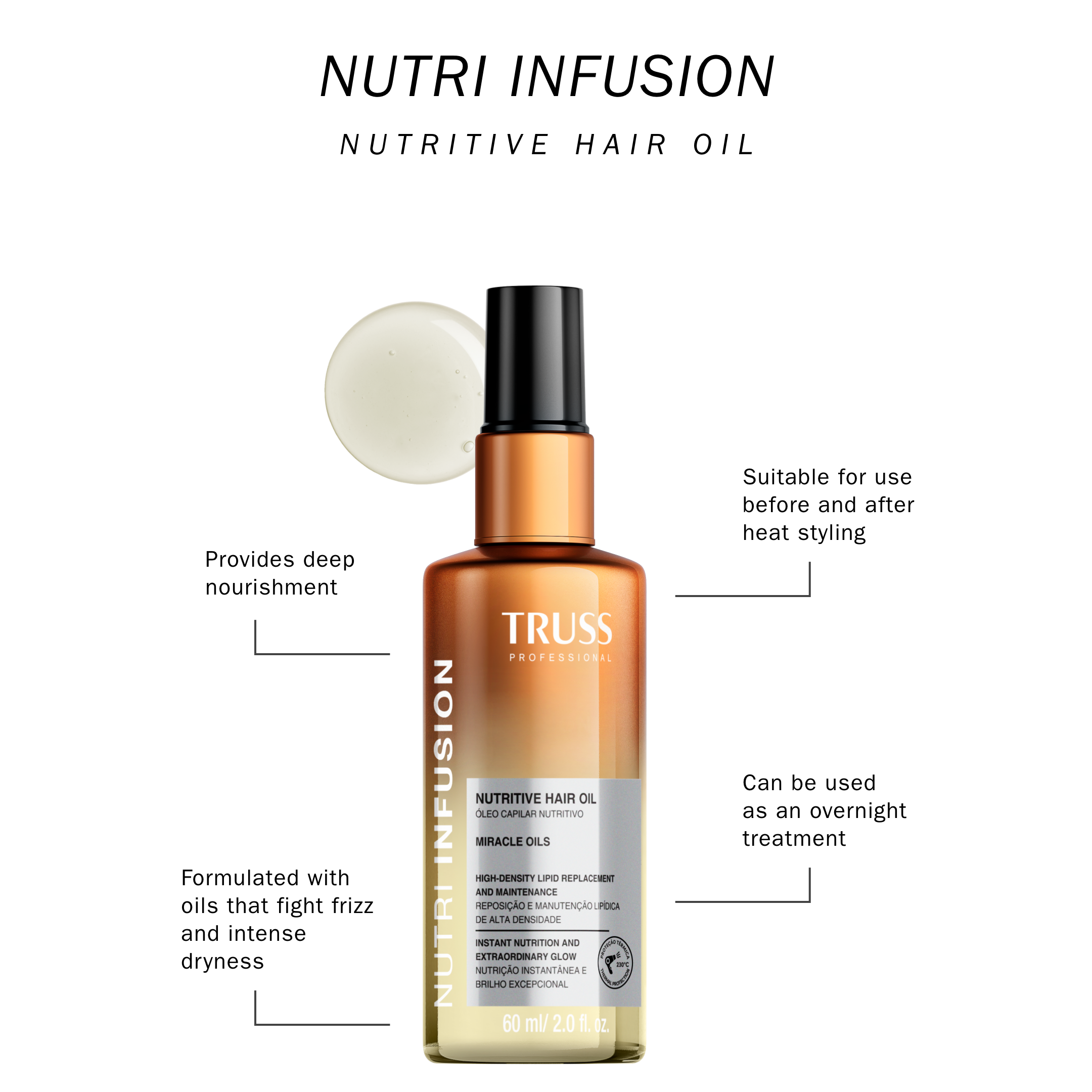 Nutri Infusion Nutritive Hair Oil 30ml | 60ml